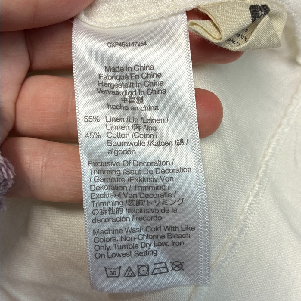 Madewell Embroidered-Sleeve Popover Midi Dress View 6